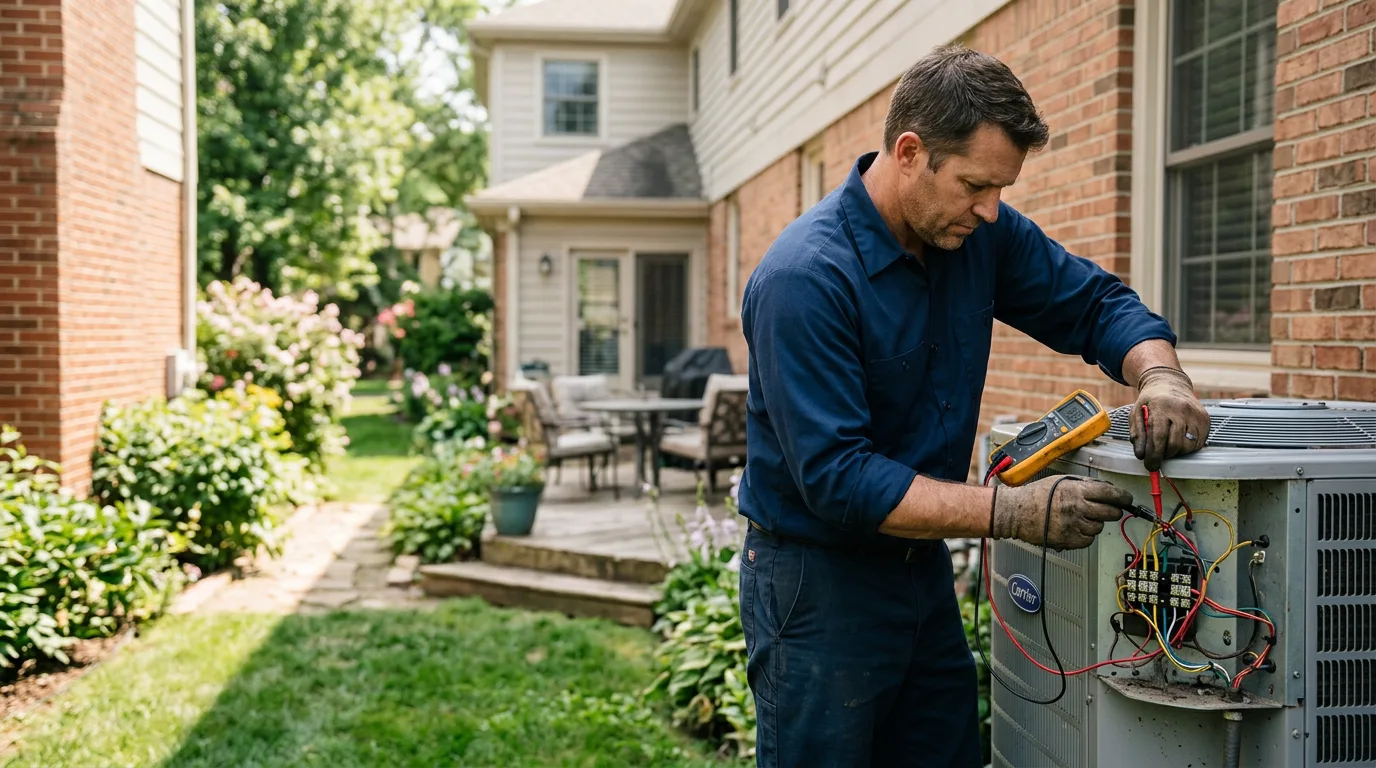 HVAC technician working near Leicester, NC